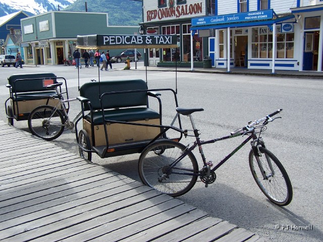 100_1550_AK_Skagway_Taxi.jpg - A unique taxi, but I don't think it would work in a busy city. ~May 28, 2004 - Skagway, Alaska
