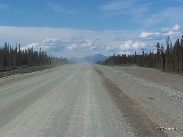 100_1630_YT_AlaskaHwy_Construction.jpg - Pretty scenery until you get to this. Most of the gravel sections and construction on the Alaska Highway were in the Yukon Territory. ~May 31, 2004, Mile Marker 1067, Alaska Highway - Yukon Territory