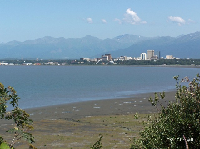100_2482_AK_Anchorage_Skyline.jpg - Anchorage Skyline -  They say on a clear day you can see Mount McKinley... guess it wasn't clear enough today. ~June 26, 2004 - Anchorage, Alaska