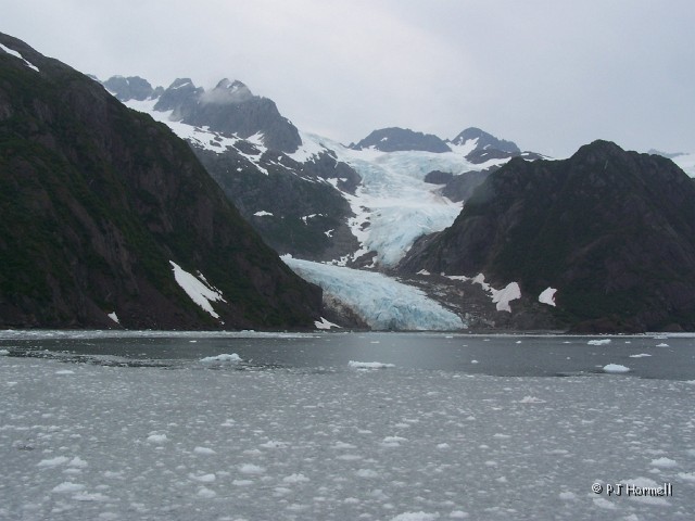 100_2683_AK_KenaiFjords_Glacier.jpg - Holgate Glacier - We could hear this glacier before we were close to it. ~June 28, 2004, Kenai Fjords National Park Cruise - Seward, Alaska
