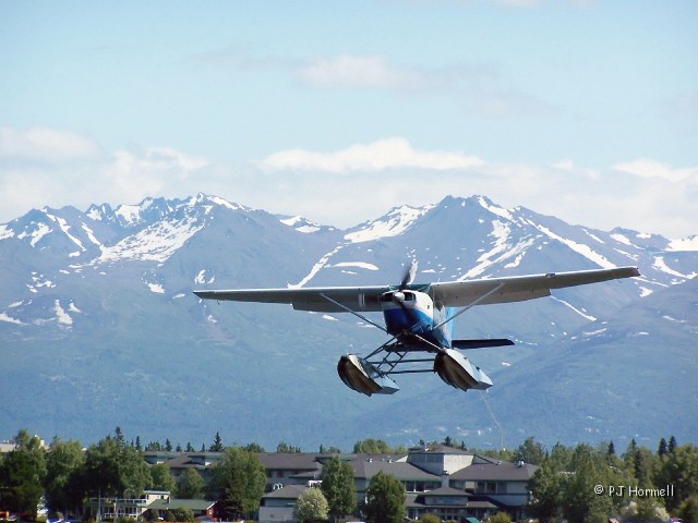 100B9020c_AK_Anchorage_Seaplane.JPG - Take off - from Lake Hood Seaplane Base in Anchorage, Alaska ~June 4, 2006