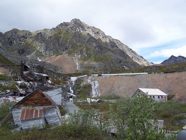 100B1240_AK_HatcherPass_Mine.JPG - Independence Mine State Historical Park.  Hatcher Pass Road, near Palmer/Wasilla, Alaska.  ~June 25, 2006