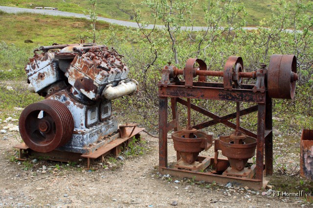 IMG_1914c_AK_HatcherPass_MineEquip.jpg - Mining Equipment - Independence Mine State Historical Park.  Hatcher Pass Road, near Palmer/Wasilla, Alaska.  ~June 25, 2006