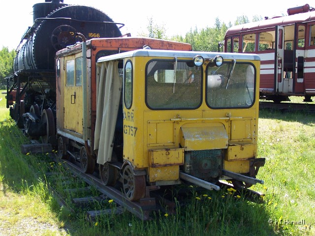 100_1462_AK_Wasilla_Railcar.JPG - Rail Car - Milepost 47, Parks Highway.  Alaska Museum of Transportion and Industry.  ~June 28, 2006