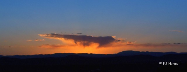 100_3574_NM_SantaFe_Sunset.jpg - Sunset - Santa Fe, New Mexico  ~May 31, 2007